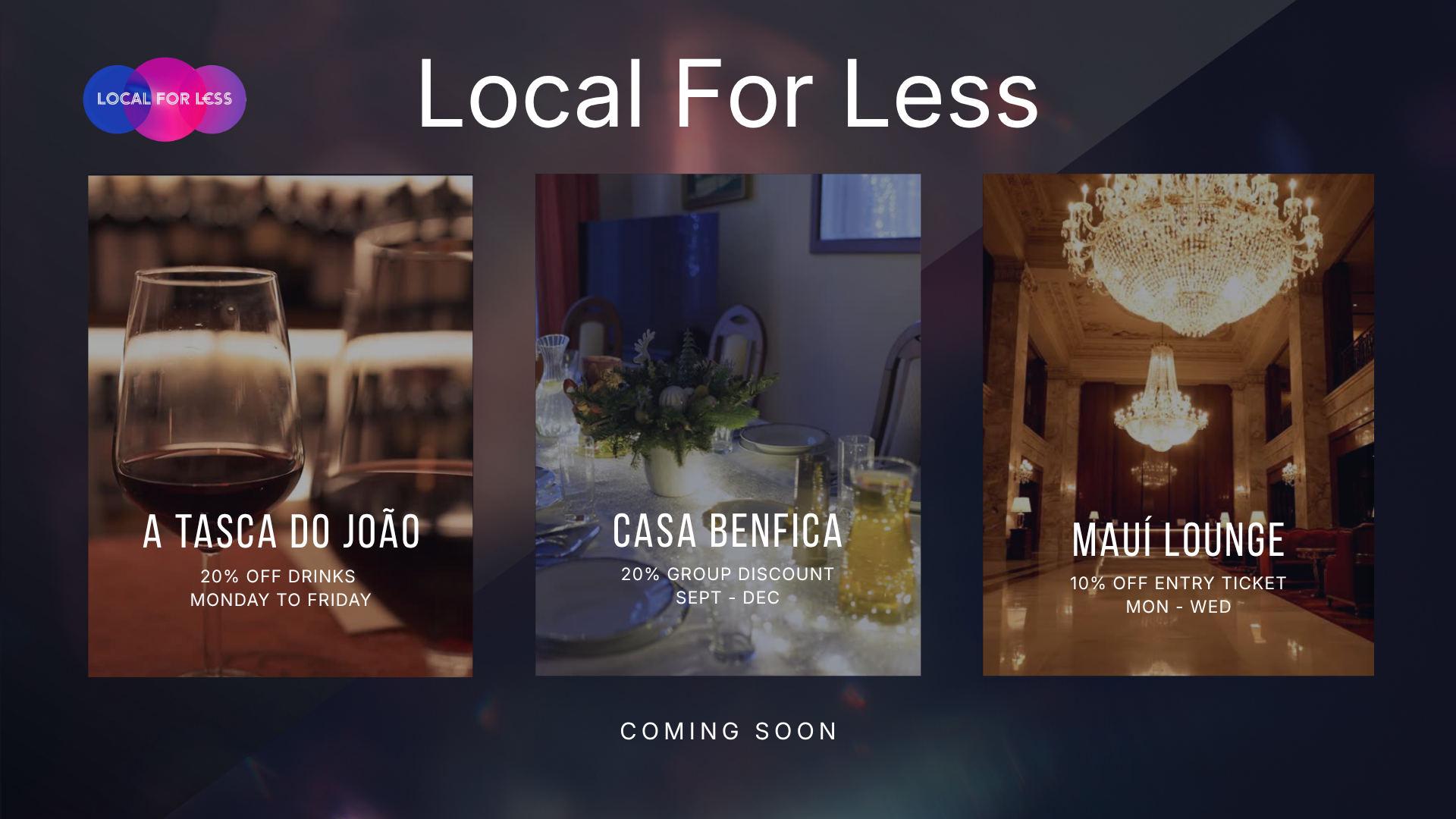 Local for less maintenance page